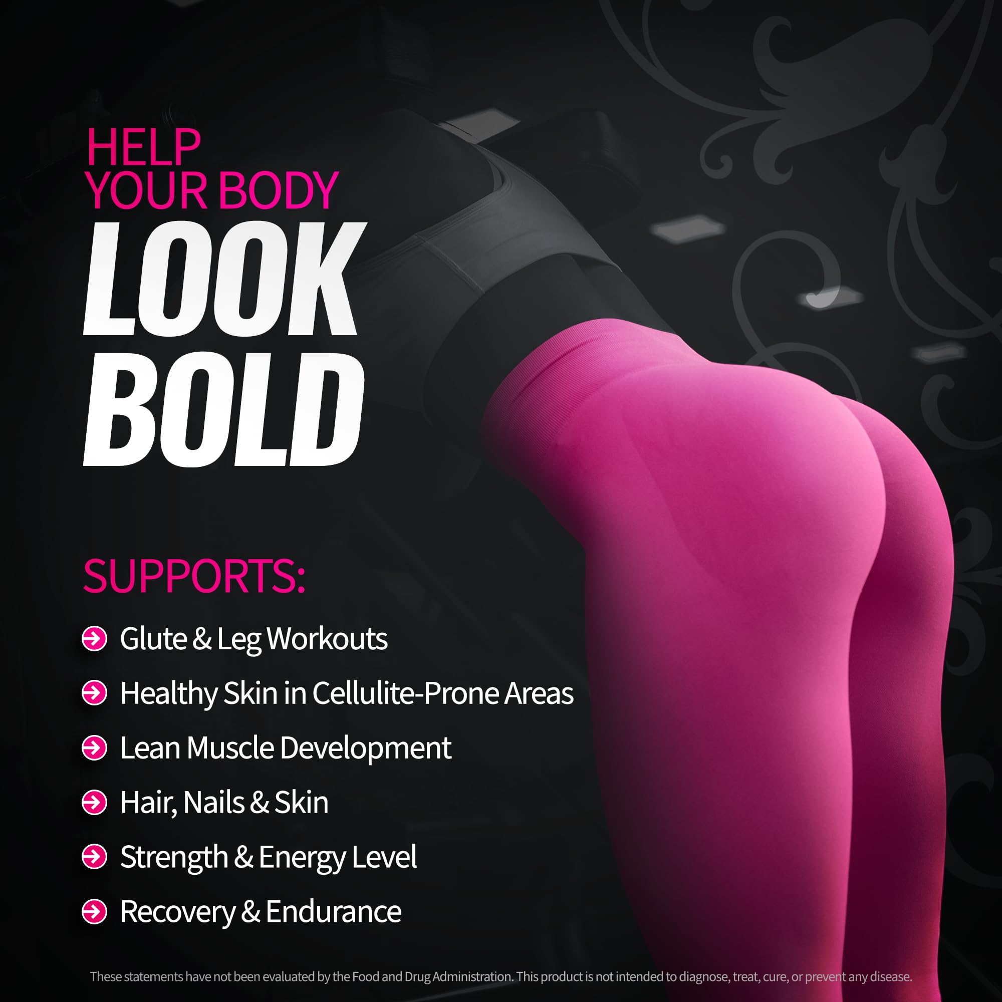 Bold Buns Creatine for Women – Booty Builder Supplement with Collagen & BCAA – Supports Muscle Development, Post-Workout Recovery, Skin Elasticity Bold Buns buy supplements canada