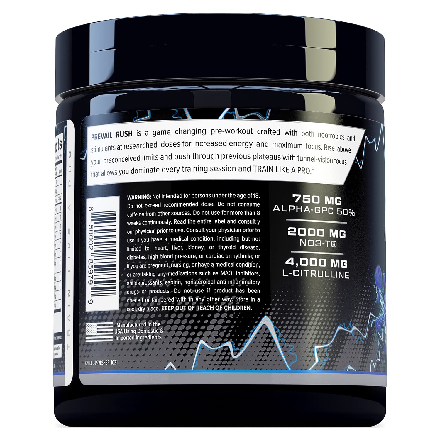 Cutler Nutrition High Stim Pre Workout Powder Prevail Rush Preworkout for Men & Women Cutler Nutrition buy supplements canada