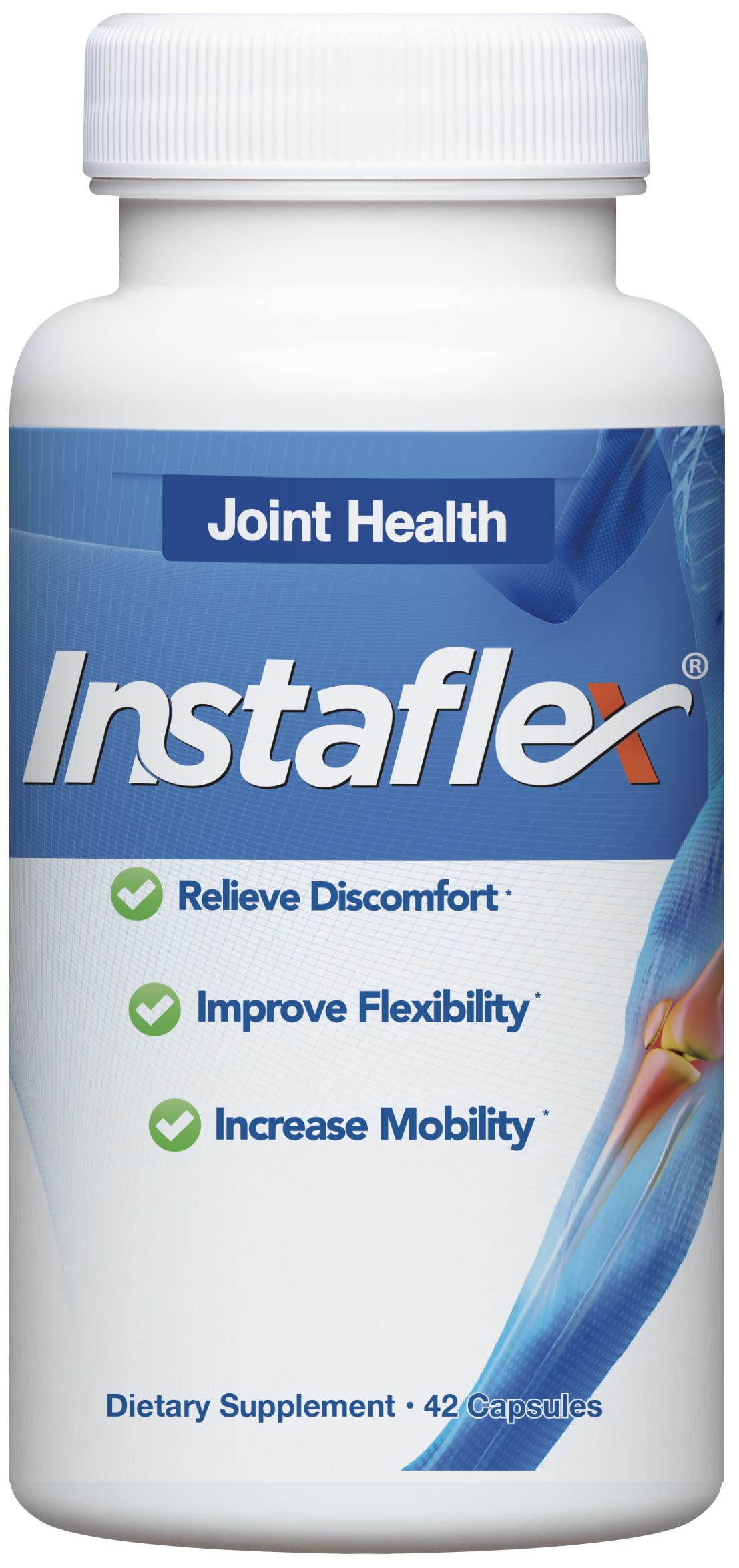 Instaflex Joint Support Supplement for Men and Women - Glucosamine, MSM, White Willow, Turmeric, Ginger, Cayenne, Hyaluronic Acid - 42 Capsules Instaflex buy supplements canada