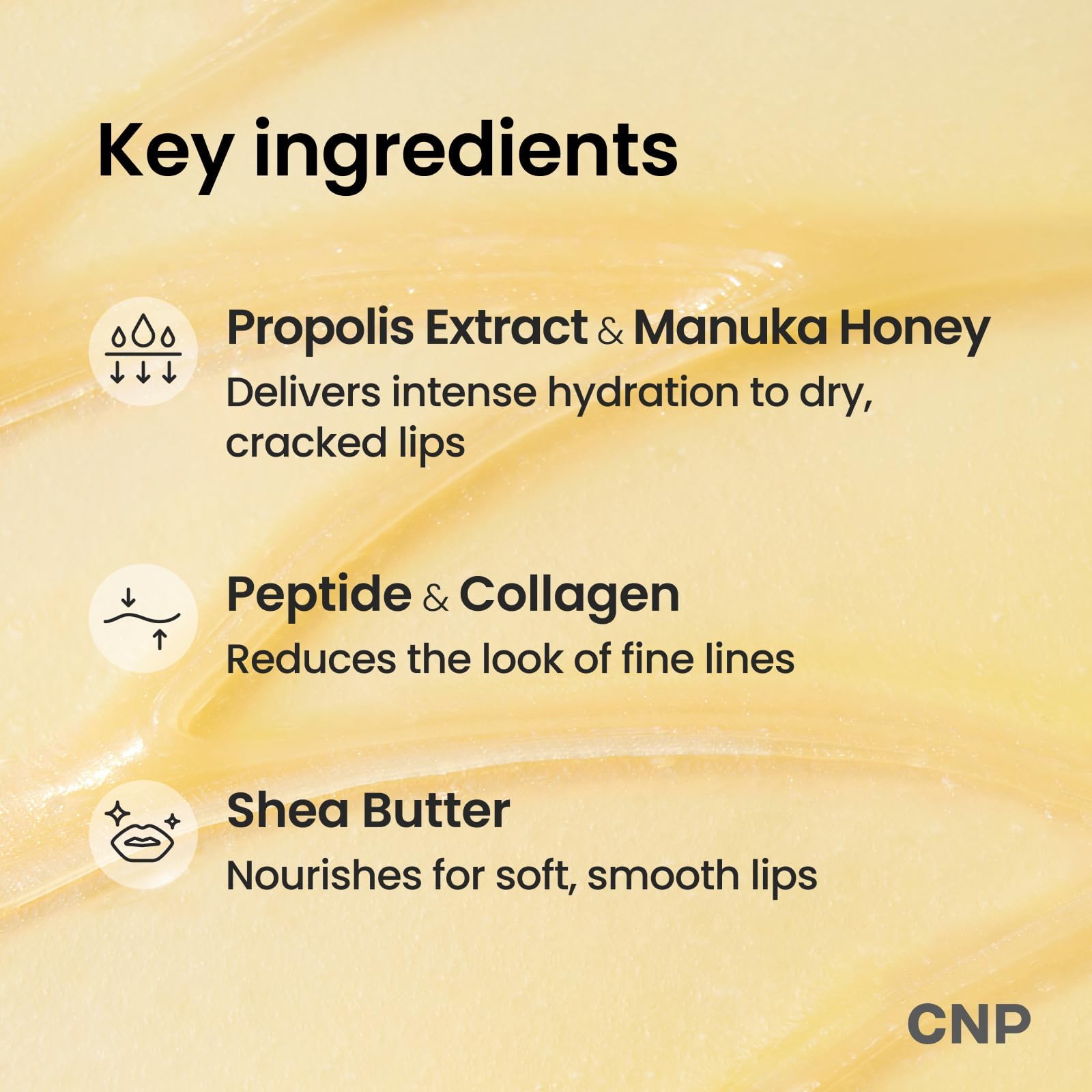 CNP Honey Lip Butter - Propolis Lipcerin™ 01 Original, Hydrating Overnight Manuka Lip Balm & Mask CNP buy supplements canada