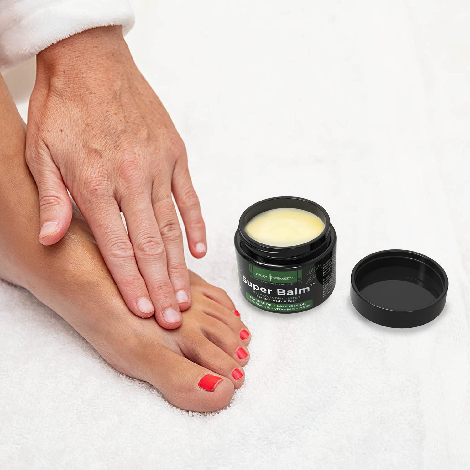 DAILY REMEDY Tea Tree Oil Extra Strength Super Balm - Athletes Foot Cream Combats DAILY REMEDY buy supplements canada