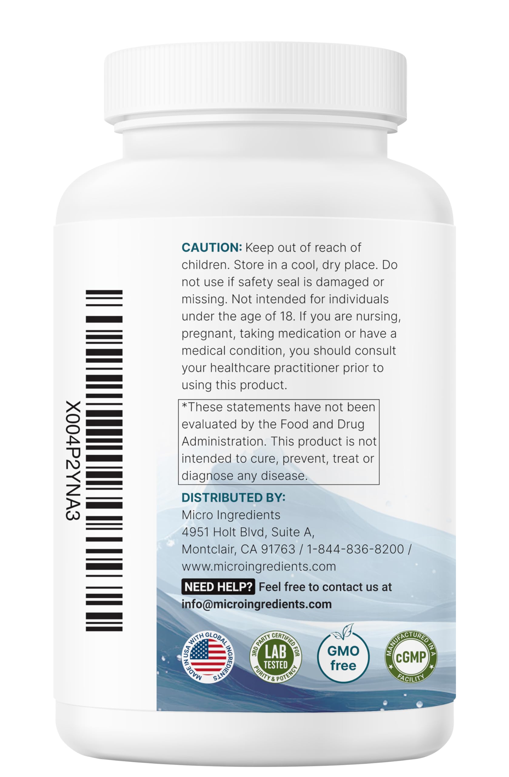 Micro Ingredients Pure Magnesium Complex, 300 Capsules | Triple Magnesium Glycinate, Malate, Taurate with Vitamin C | 100% Chelated | Supports Muscles Micro Ingredients buy supplements canada