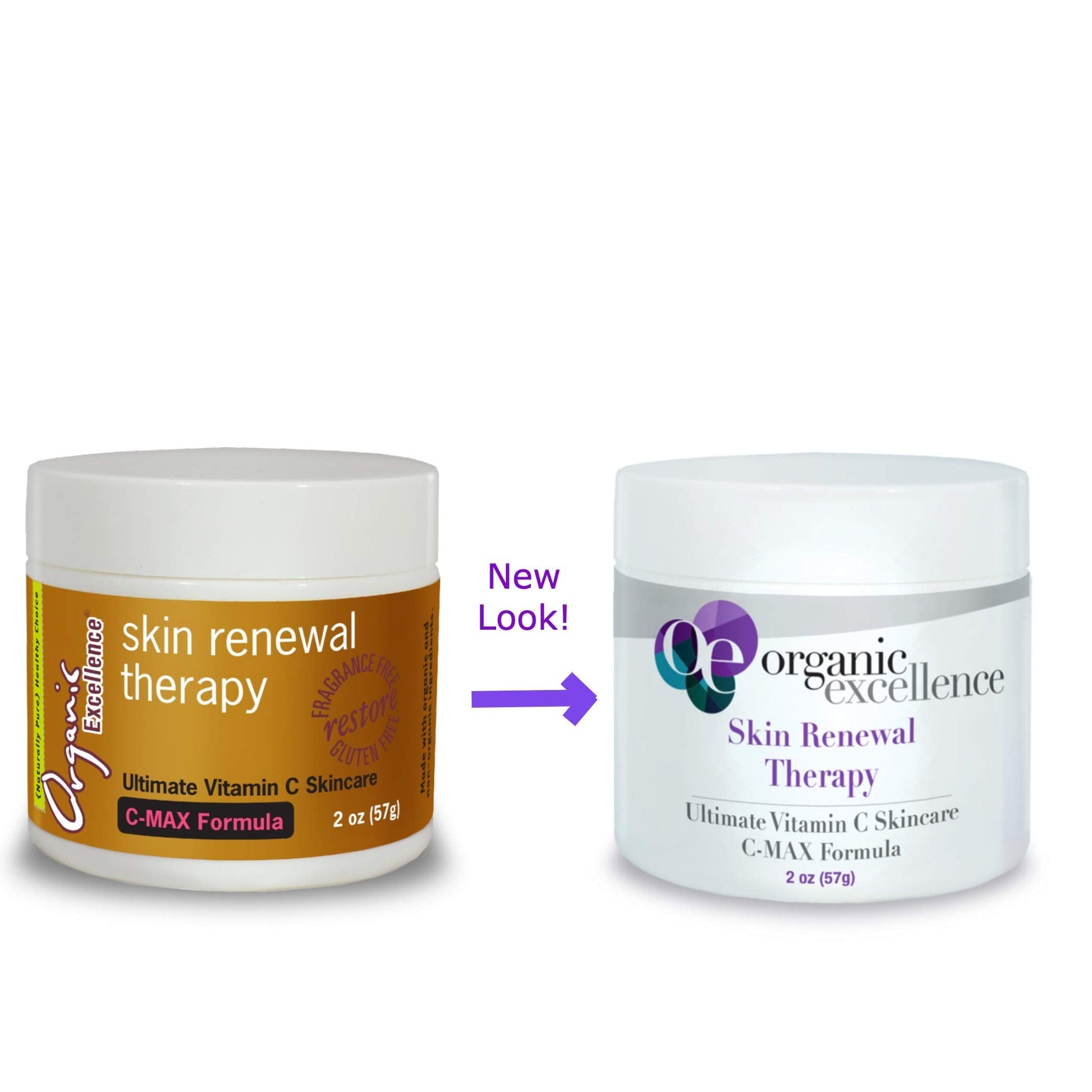 Organic Excellence Skin Renewal Therapy, Vitamin C Face & Neck Cream, Moisturizer to Stimulate Collagen Production and Increase Skin Cell Renewal, Organic Natural Non-Toxic Cruelty-Free 2 oz (57g) Organic Excellence buy supplements canada