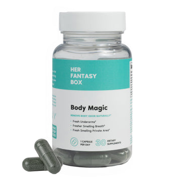 Her Fantasy Box | Body Magic | Chlorophyll Capsules - 30 Vegan Capsules for Detox, Digestion, Gut Health, Skin Support Her Fantasy Box buy supplements canada