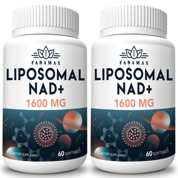 Fabamax 1600 mg Liposomal NAD Supplement, 98% Pure NAD+ Supplement, Superior Absorption, Alternative to Nicotinamide Riboside or NADH to Boost NAD+ for Aging Defense, Energy, Longevity, 120 Softgels Fabamax buy supplements canada