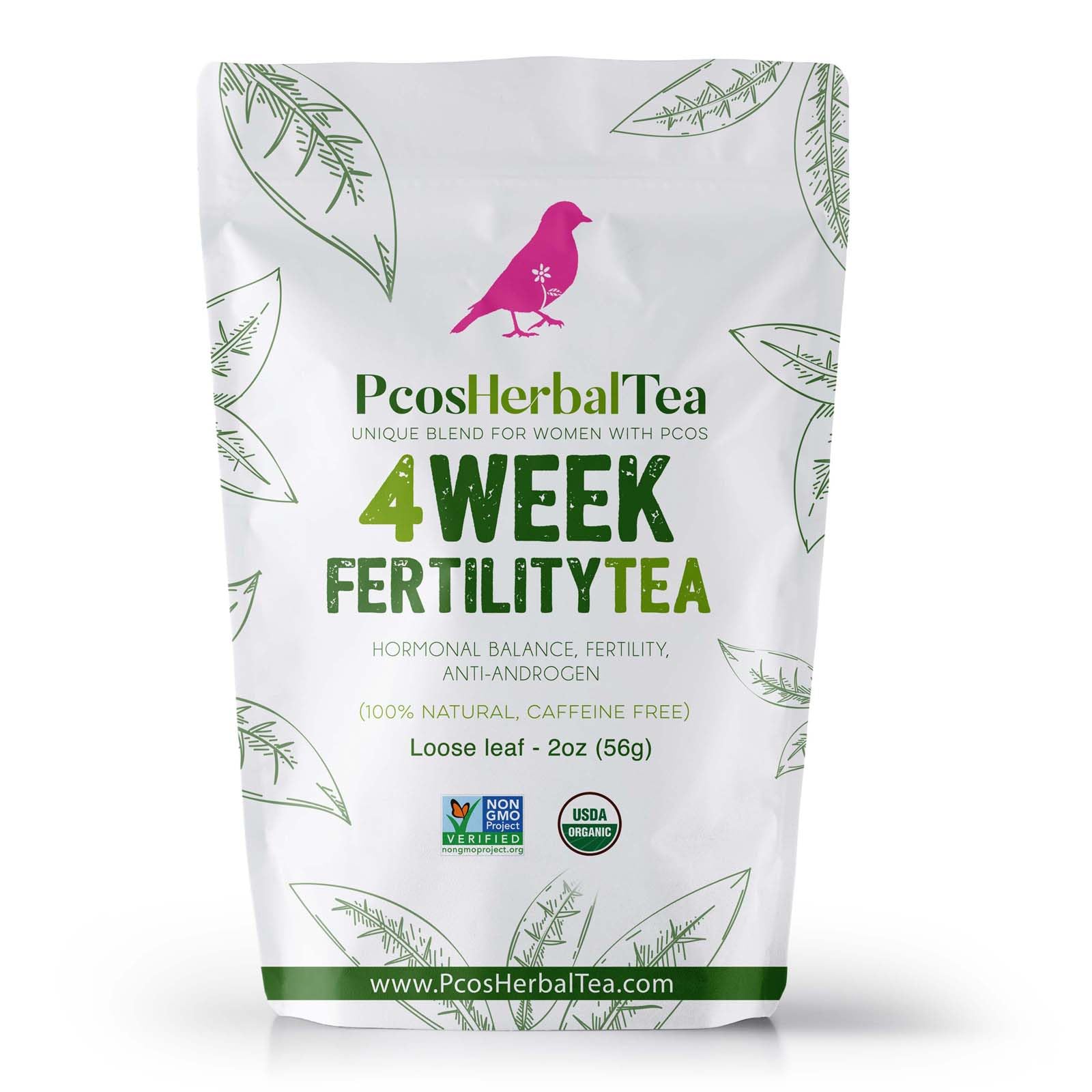 PCOS Cystem Tea with Organic Red Raspberry Leaf, Vitex, Spearmint Tea Supports Fertility PCOS Herbal Tea buy supplements canada