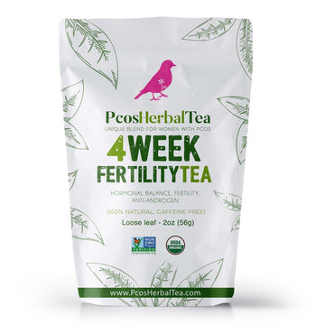 PCOS Cystem Tea with Organic Red Raspberry Leaf, Vitex, Spearmint Tea Supports Fertility PCOS Herbal Tea buy supplements canada