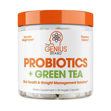 Genius Probiotics for Weight Loss with Green Tea Extract - Fat Burner Supplement & Digestive The Genius Brand buy supplements canada