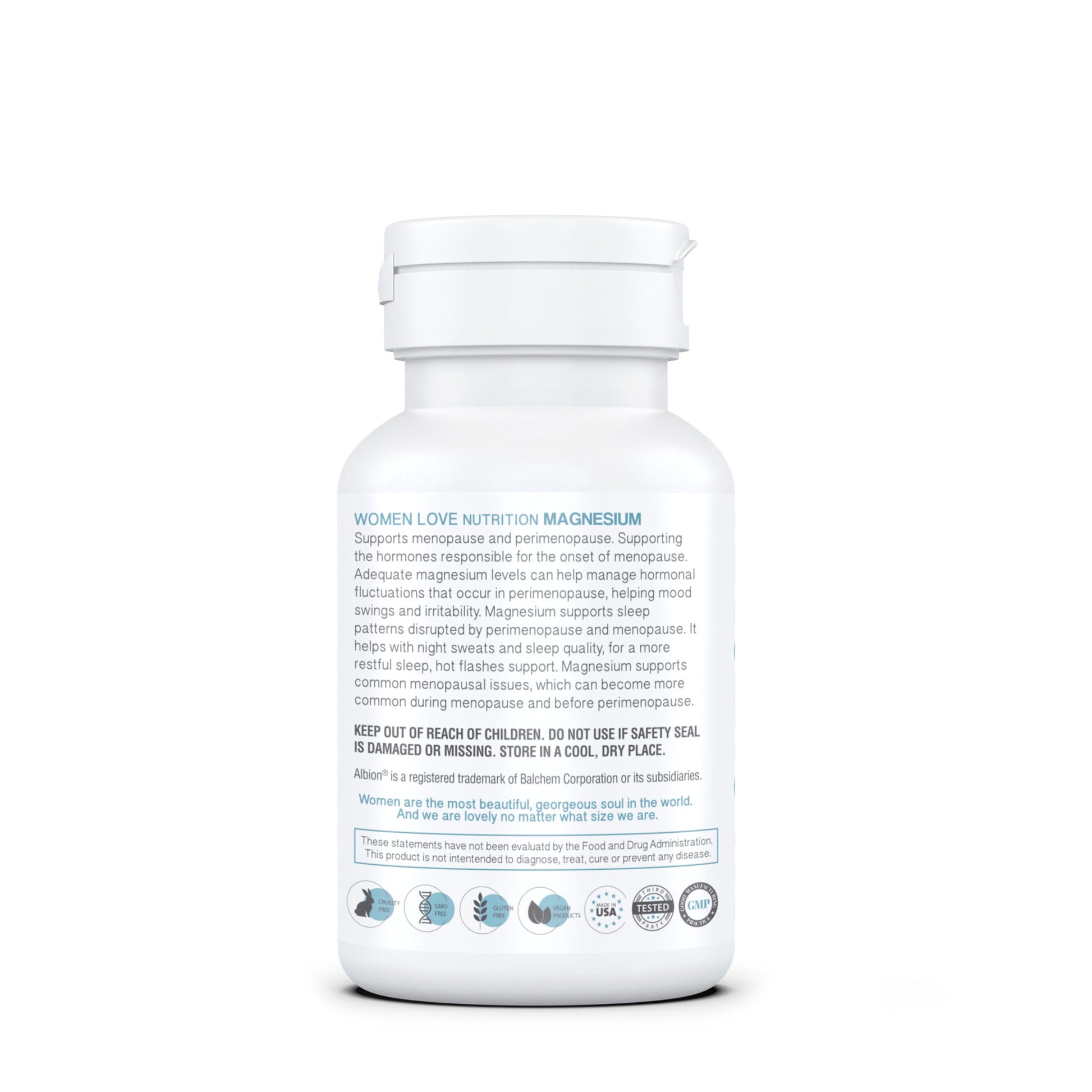 WOMEN LOVE NUTRITION, Magnesium for Women, Menopause & Peromenopause (90 Capsules) WOMEN LOVE NUTRITION buy supplements canada
