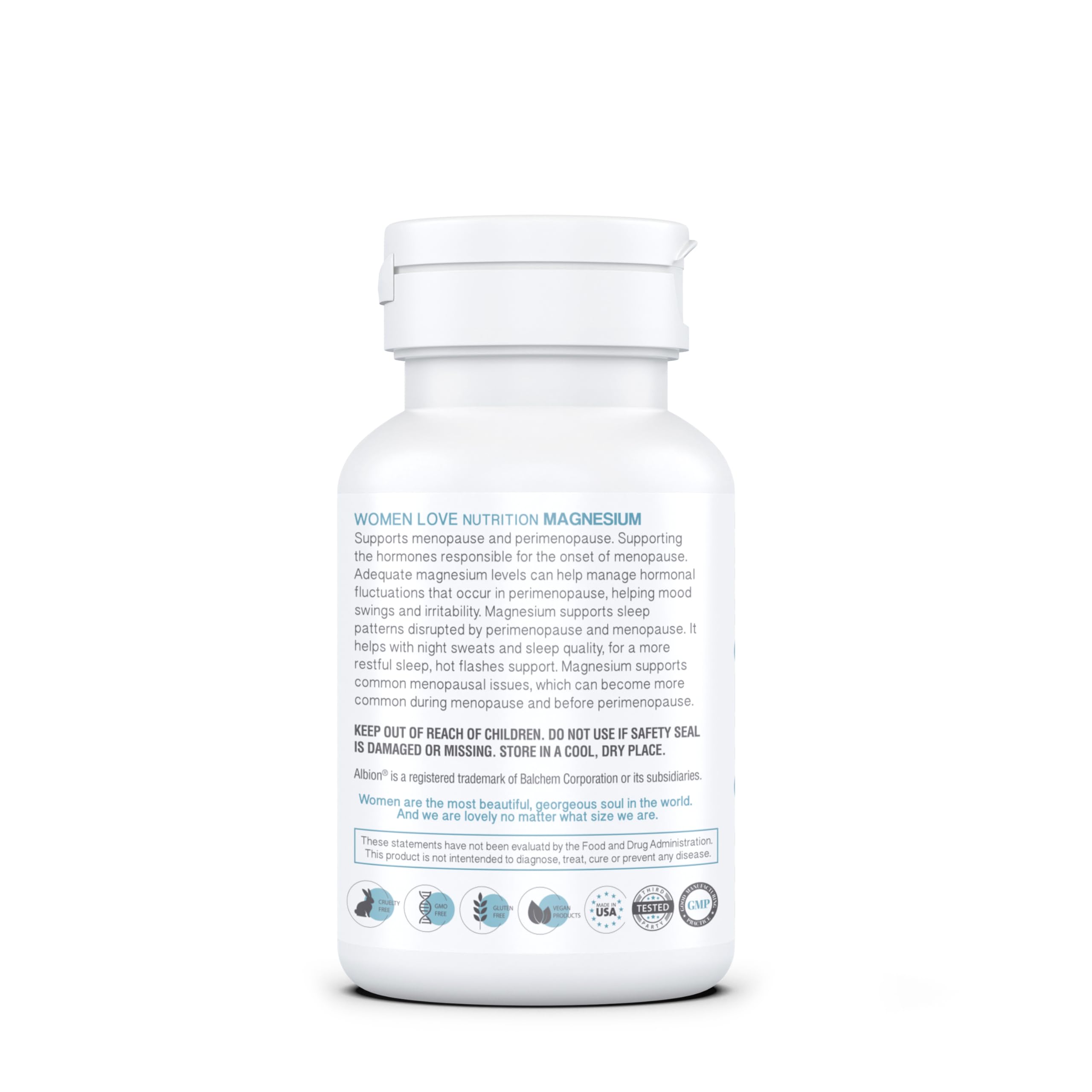 WOMEN LOVE NUTRITION, Magnesium for Women, Menopause & Peromenopause (90 Capsules) WOMEN LOVE NUTRITION buy supplements canada