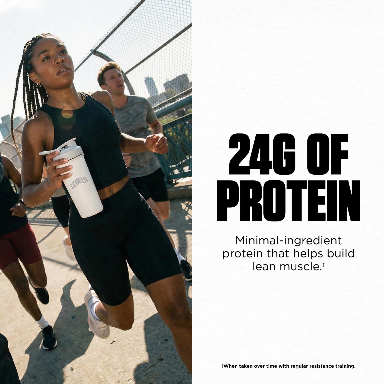 Levels Grass Fed Whey Protein Powder, No Artificials, 24G of Protein, Vanilla Bean, 1LB Levels Nutrition buy supplements canada