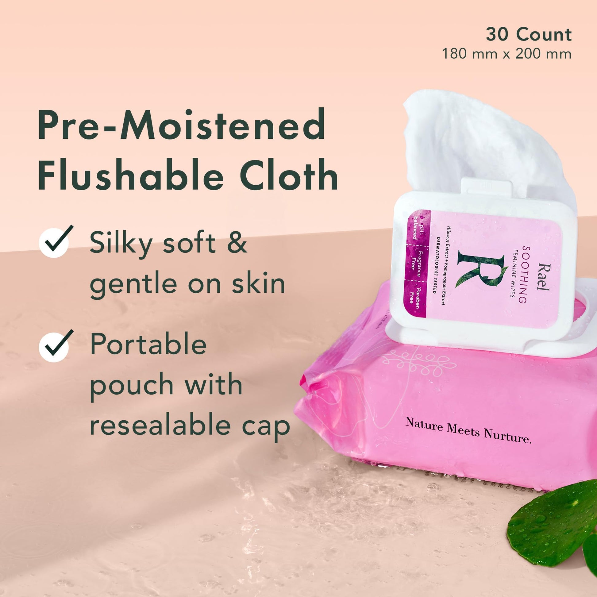 Rael Feminine Wipes, Soothing Wipes for Women - pH Balance, Clean Ingredients, All Skin Types Rael buy supplements canada