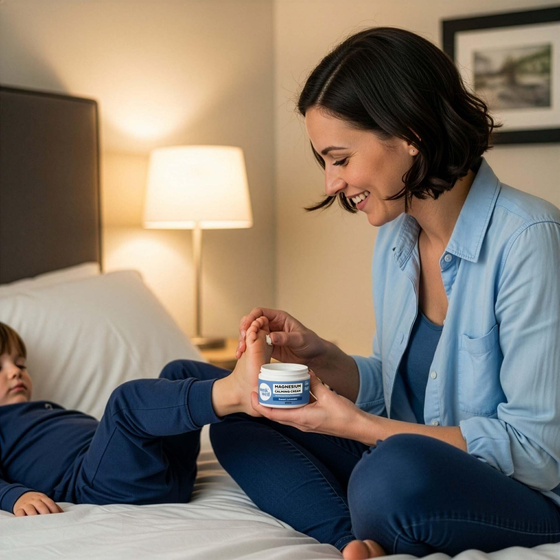 Wink Well Magnesium Calming Muscle and Joint Cream for Nighttime Relaxation Wink Naturals buy supplements canada