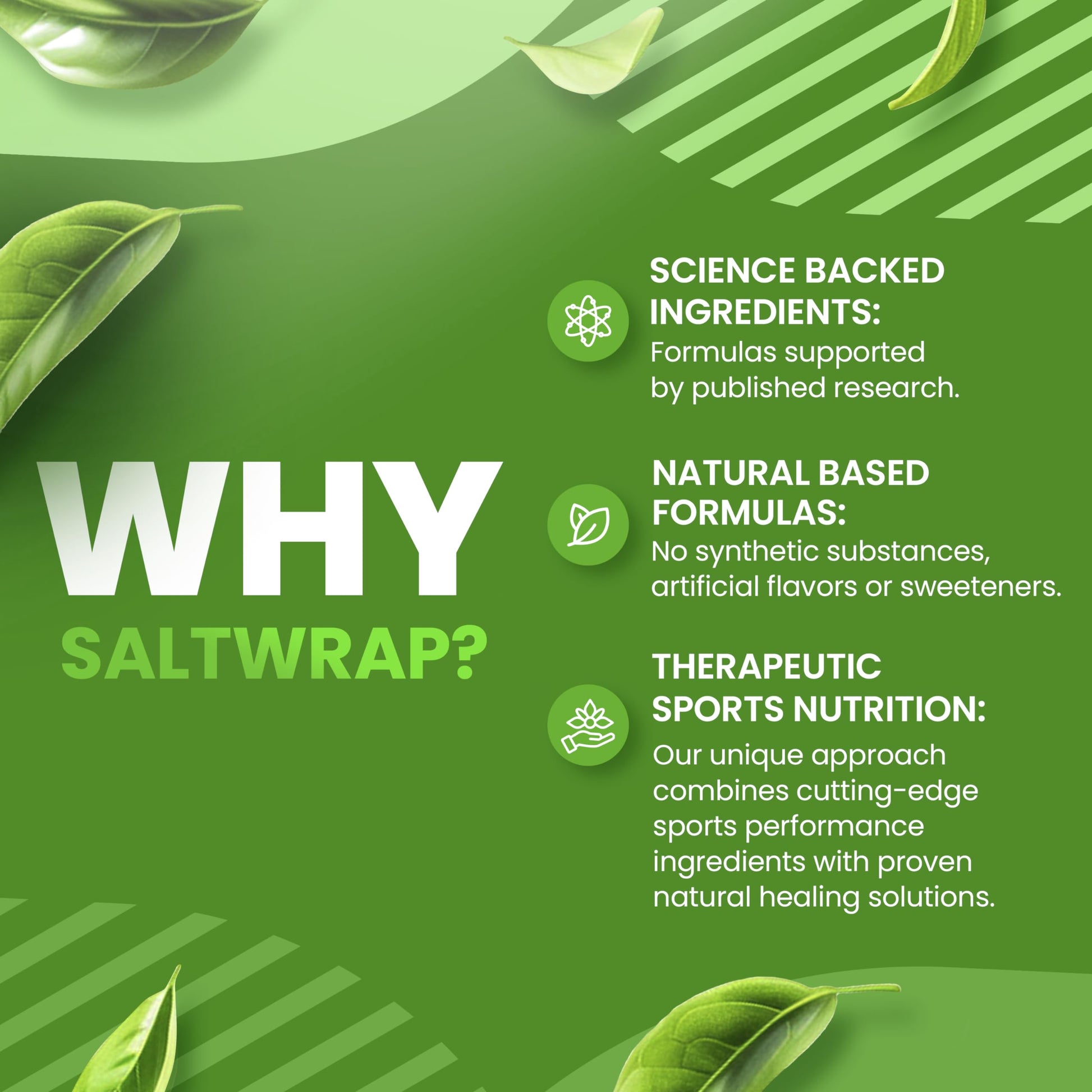 SaltWrap Adaptogen Greens - Mind-Body Resilience Formula - Caffeine-Free Nootropic for Stress, Focus, and Cognitive Performance - 90 Capsules SaltWrap buy supplements canada