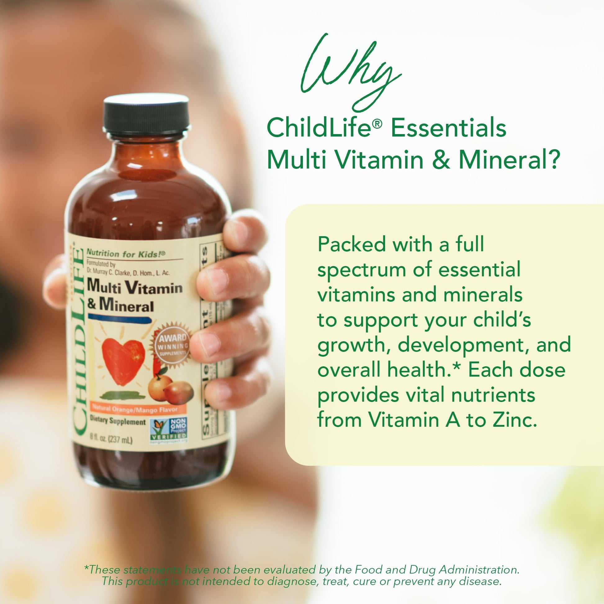 CHILDLIFE ESSENTIALS Kids Multivitamin & Mineral - Kids Vitamins, Liquid Multivitamin for Kids, Toddler Multivitamins, Liquid Vitamins, Baby Multivitamin - Natural Orange & Mango, 8 Fl Oz (Pack of 4) CHILDLIFE ESSENTIALS buy supplements canada
