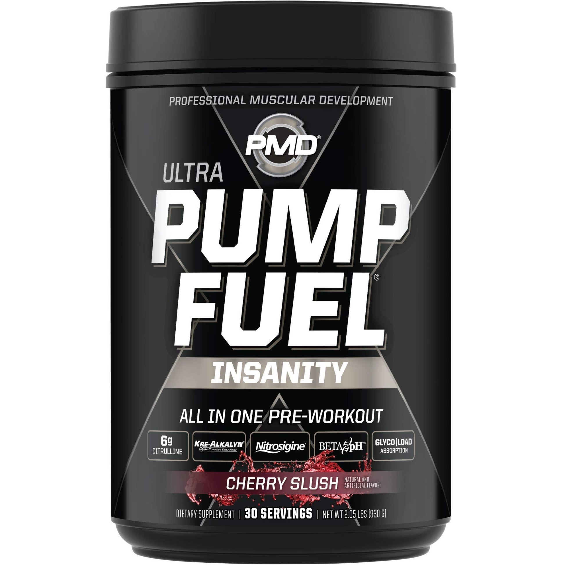 PMD Sports Ultra Pump Fuel Insanity - Pre Workout – Cherry Slush (30 Servings) PMD buy supplements canada