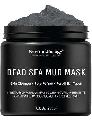 New York Biology Dead Sea Mud Mask for Face and Body | Spa Quality Pore Refiner for Oily Skin | Natural Skincare for Women & Men NEW YORK BIOLOGY THE ULTIMATE COSMECEUTICALS buy supplements canada