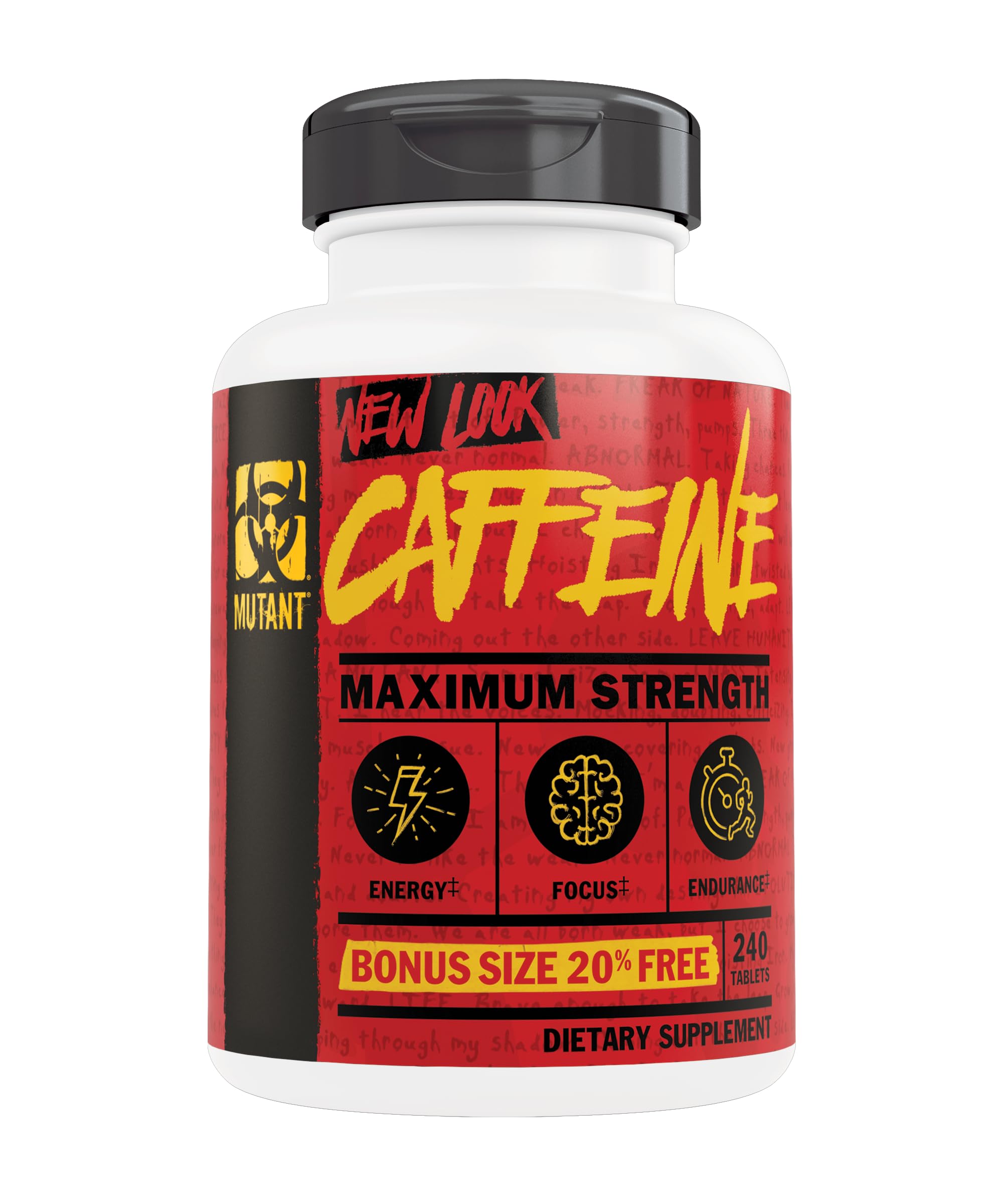 Mutant Caffeine - Pure, Restore Mental Alertness or Wakefulness When Fatigued Mutant buy supplements canada