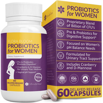 Complete Vaginal Probiotics for Women - w/Added Cranberry, D-mannose to Promote Intimate Rose buy supplements canada