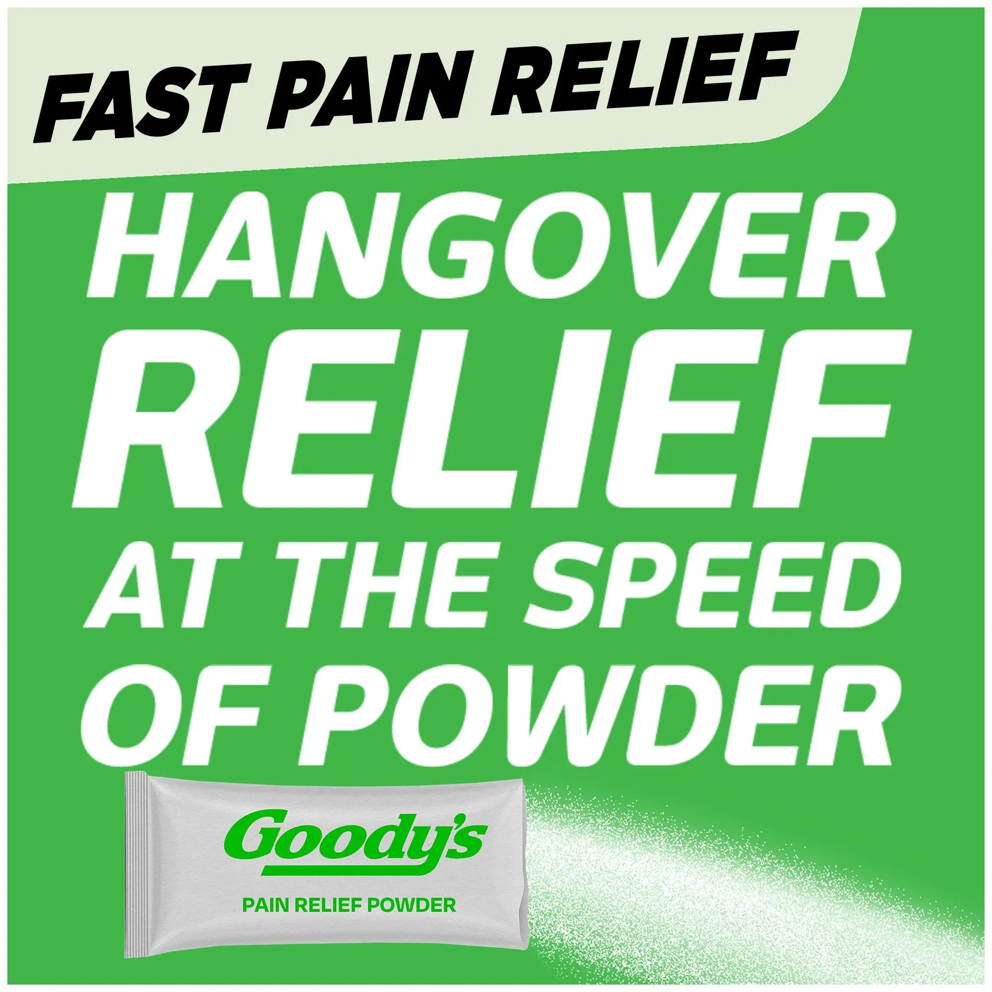 Goody's Hangover Relief Powder, Dual Action Fast Headache Pain Relief with Aspirin and Caffeine, Berry Citrus Flavor, 4 Powder Sticks, 6 Pack Goody's buy supplements canada