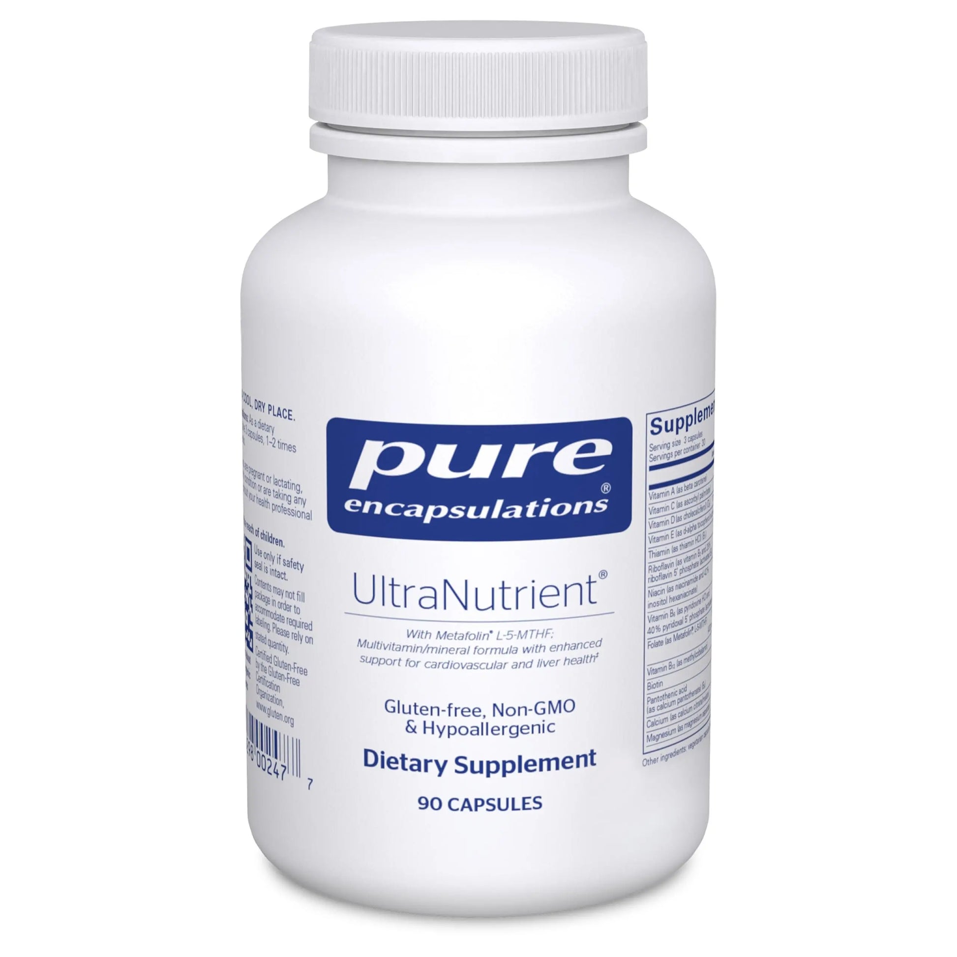 Pure Encapsulations UltraNutrient - Minerals & Multivitamins - Supports Liver & Heart Health* - Supplement for Antioxidants - with Vitamin C, CoQ10 - Non-GMO * Gluten-Free - 90 Capsules Pure Encapsulations buy supplements canada