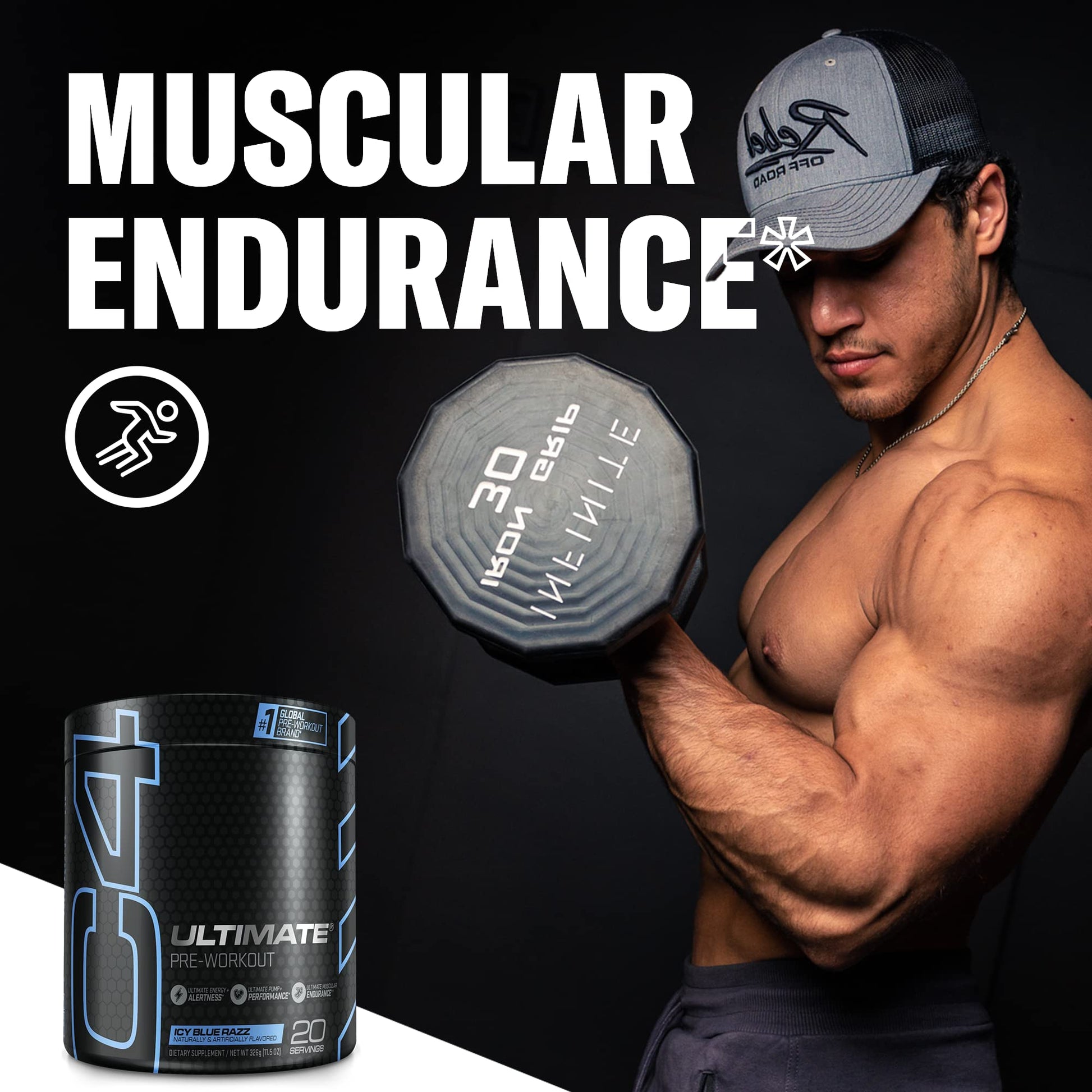Cellucor C4 Ultimate Pre Workout Powder ICY Blue Razz - Sugar Free Preworkout Cellucor buy supplements canada