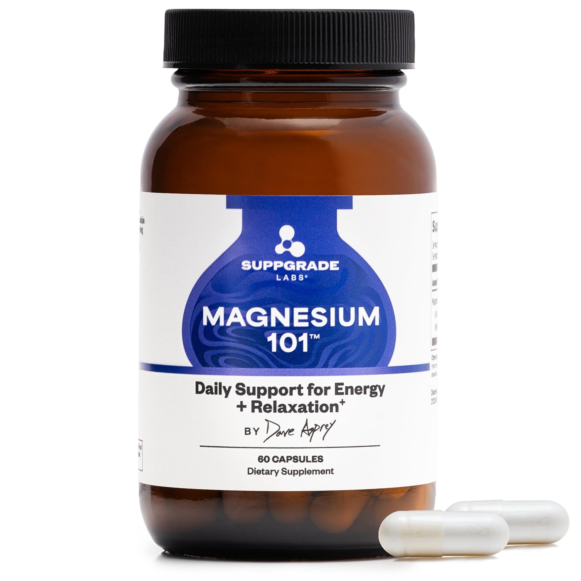 Suppgrade Labs Magnesium 101 by Dave Asprey | Daily Support for Sleep, Metabolism, Relaxation, & Heart Health | 300 mg Chelated Magnesium Bisglycinate | High Absorption Magnesium | 30 Day Supply Suppgrade Labs buy supplements canada