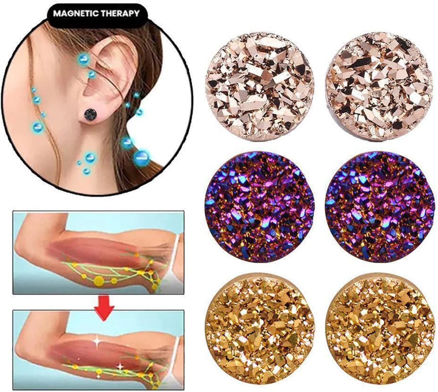Ear Allure Magnetic Earrings, EarAllure Magnetic Earrings, Non Piercing Magnetic Acupressure vfjiki buy supplements canada