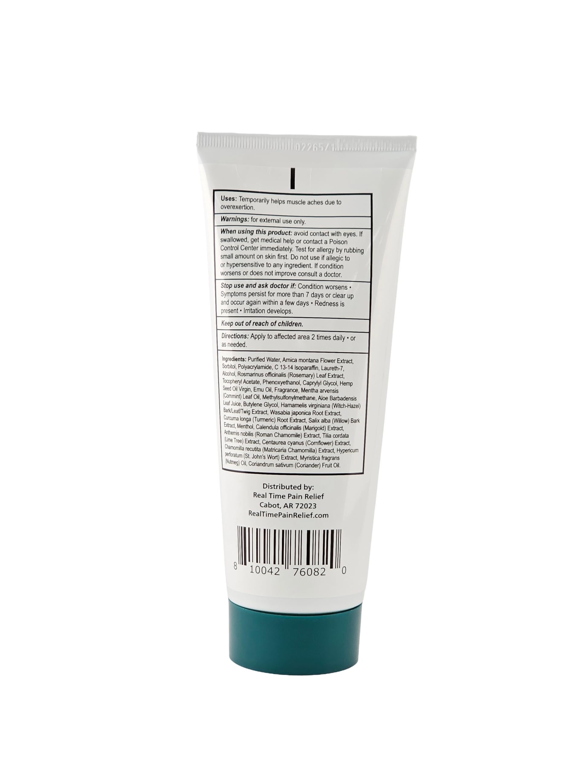 Real Time Pain Relief Hemp Oil Plus 7 oz Tube | 20 Natural Ingredients: 5% Arnica, Turmeric & More | Fast-Absorbing Lotion for Muscles, Hands, Feet, Ankles, Back, Shoulders & Knees Real Time Pain Relief buy supplements canada
