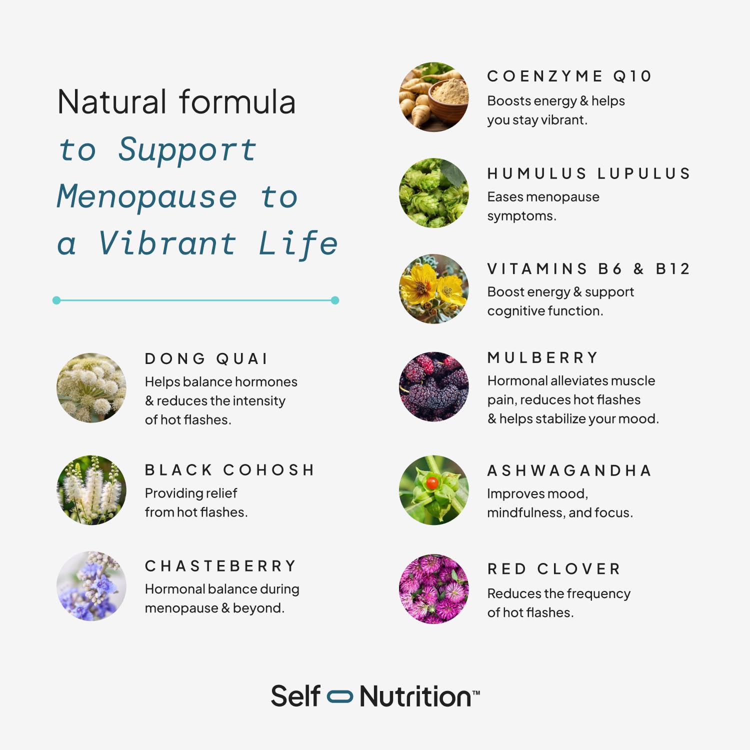 SELF NUTRITION Menopause Support for Women -All-Natural, Hormone-Free Perimenopause & Menopause Support. Unique Blend for Hot Flashes, Mood, Energy, Sleep & More. Vegan, Gluten-Free, 60 Capsules. SELF NUTRITION buy supplements canada