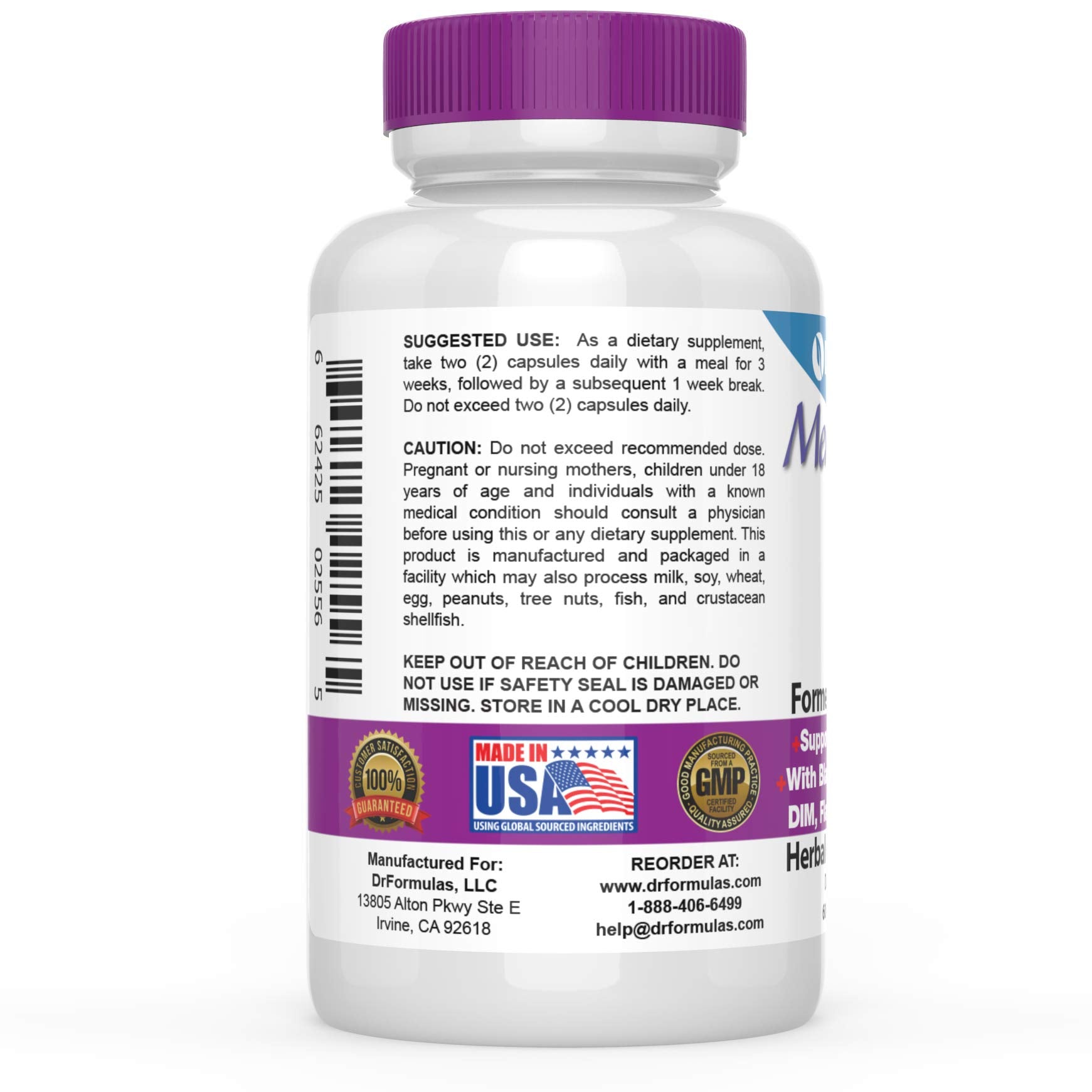 DrFormulas Menopause Supplement for Hot Flashes, Night Sweats, and Mood Swings Relief with DIM, Dong Quai, Black Cohosh, 60 Count DrFormulas buy supplements canada