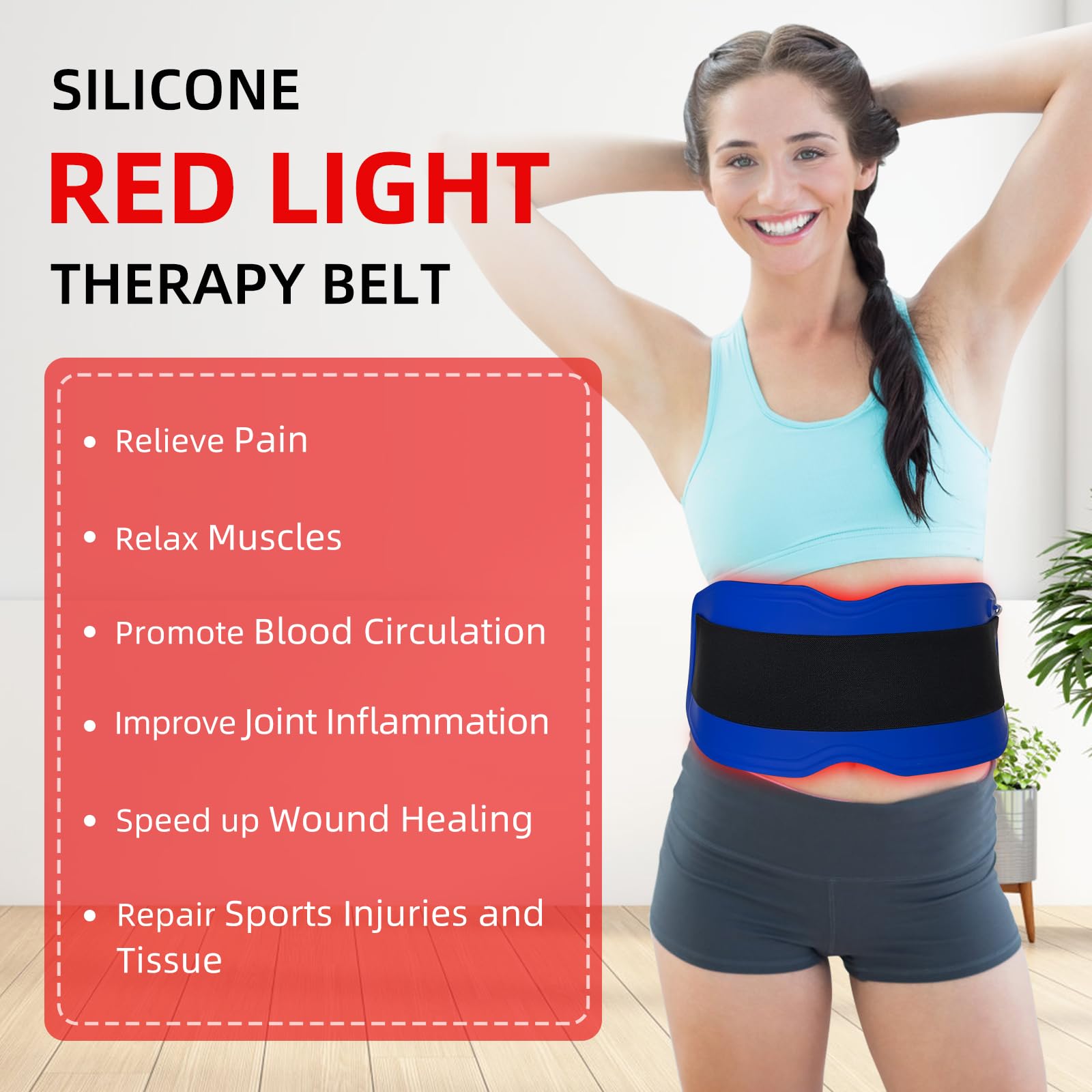 Yoveck Red Light Therapy Belt, Silicone Red Light Therapy Pad Near Infrared Light Therapy Yoveck buy supplements canada