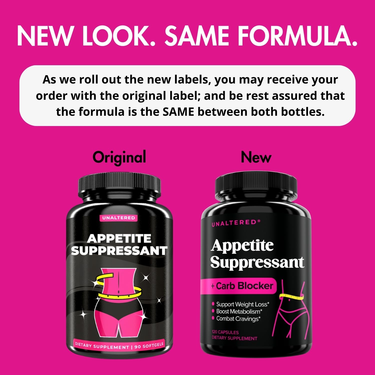 UNALTERED Appetite Suppressant for Women - Combat Cravings, Bloating, & Support Weight Loss UNALTERED buy supplements canada