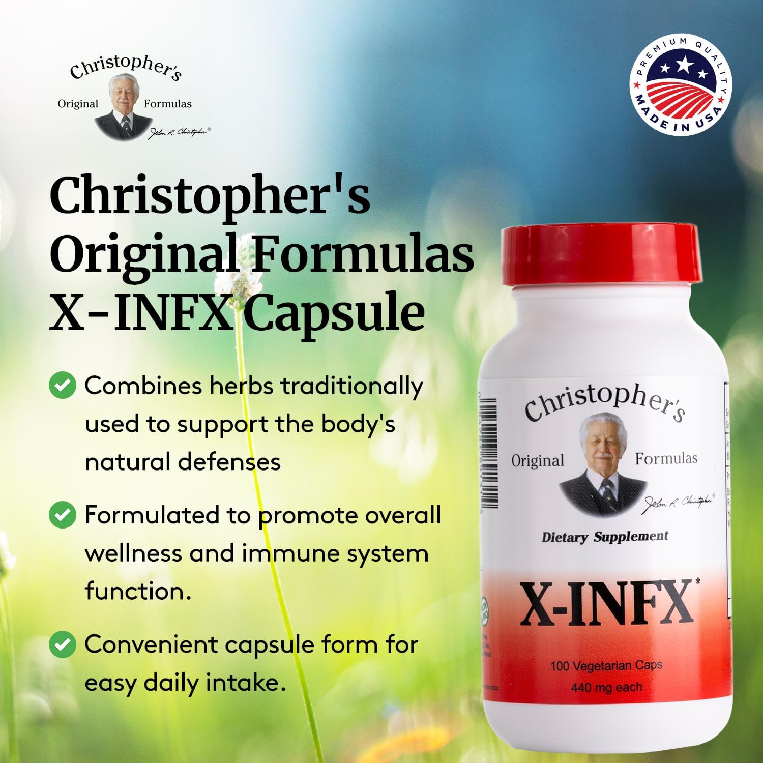 Christopher's Original Formulas X-INFX Formula, Natural Immune Support, 100 Caps Christopher's Original Formulas buy supplements canada