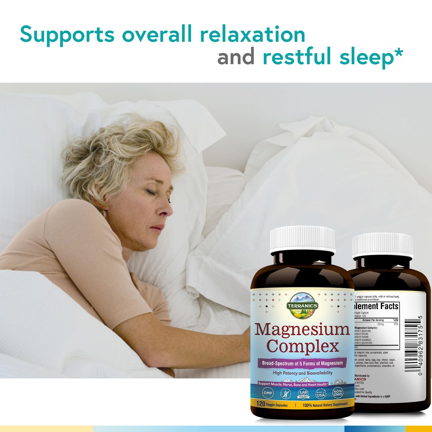 Terranics Magnesium Complex, Total 240 Capsules, Max Absorption, Glycinate, Citrate Terranics buy supplements canada