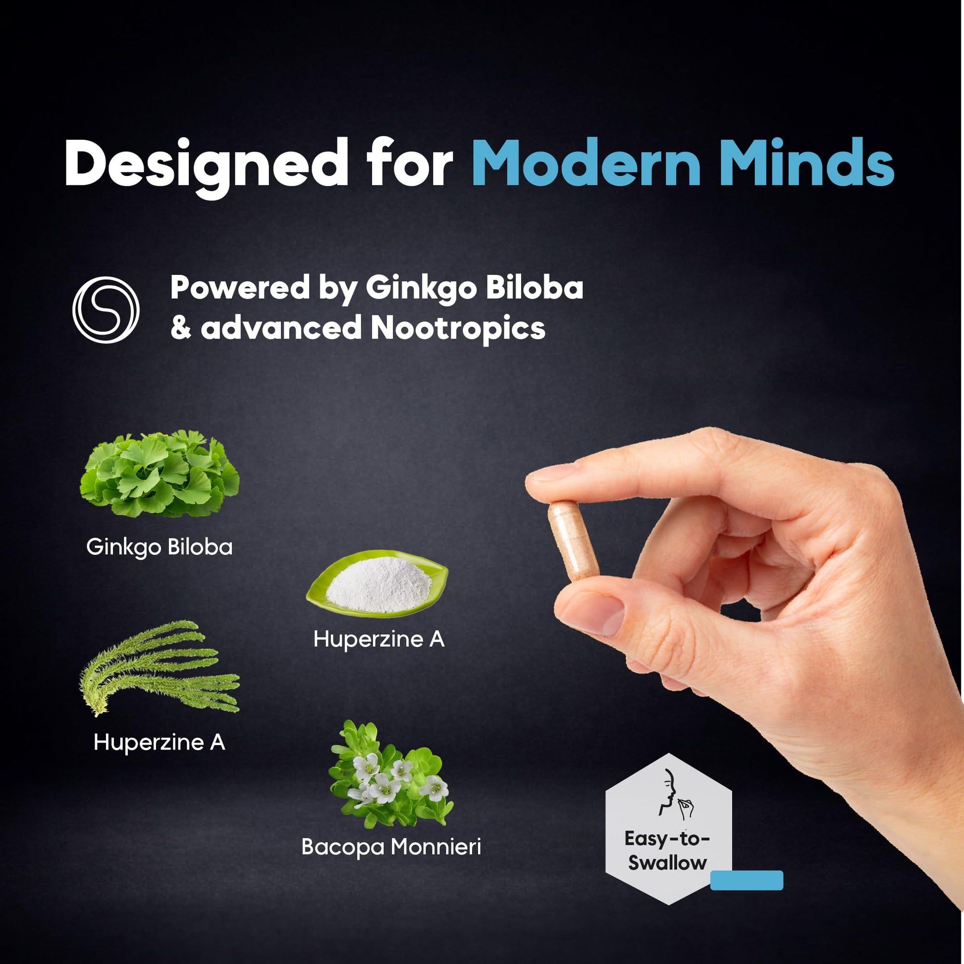 Brain Neuro Matrix – Memory & Focus Nootropic with Ginkgo Biloba & Huperzine A – Caffeine-Free Vegan Brain Supplement for Clarity, Focus & Mood – 90 Capsules (3-Month Supply) Kaitamin buy supplements canada