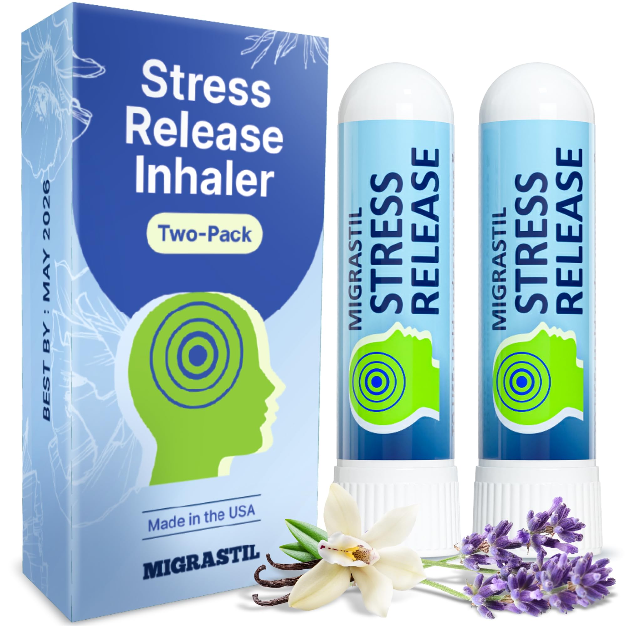 Basic Vigor Migrastil Extra Strength Migraine Stick & Stress Release Inhaler 2-Pack Basic Vigor buy supplements canada