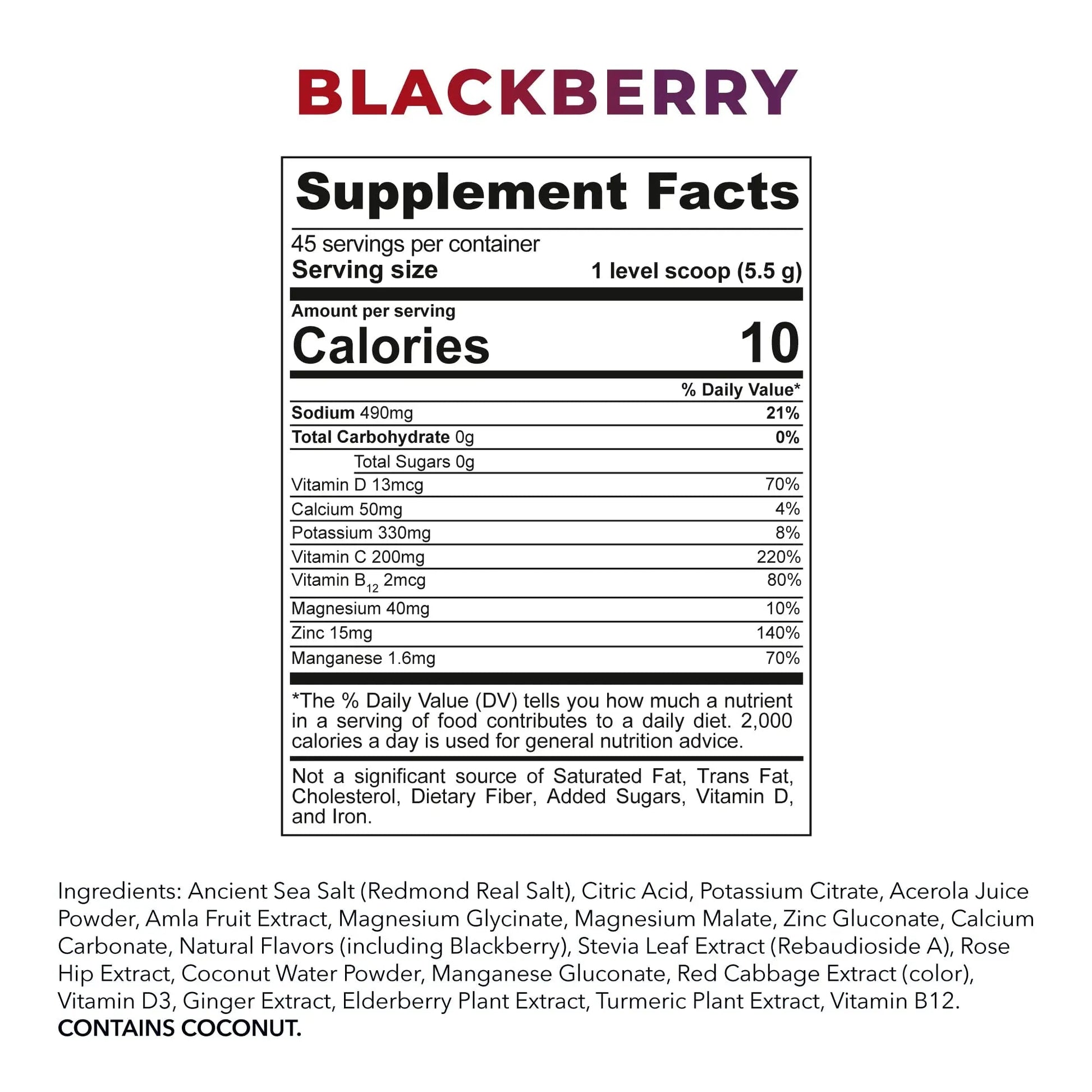 REDMOND Re-Lyte Immunity, Multivitamin Supplement Mix (BlackBerry) REDMOND buy supplements canada