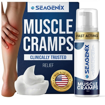 Seagenix Muscle Cramp Relief Foam – Fast-Acting Magnesium for Leg & Calf Cramps – Quick-Activation Comfort, Ready for Instant Use in Seconds – Day or Night Seagenix buy supplements canada