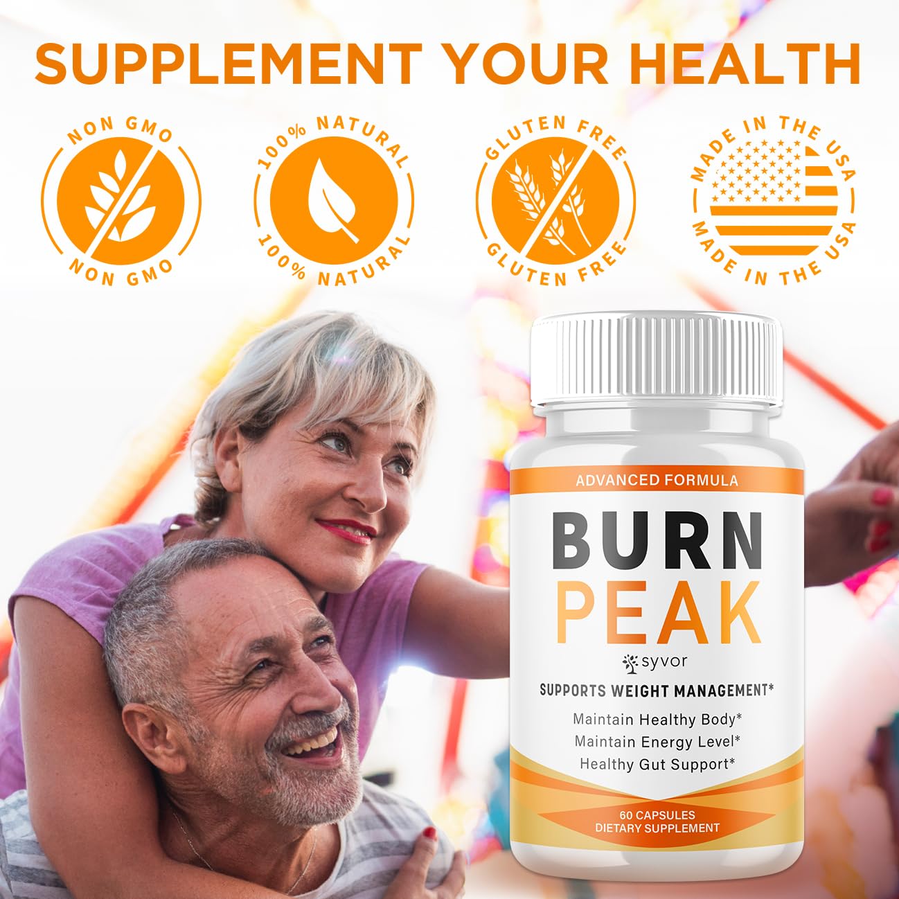 (5 Pack) Burn Peak Capsules, Official Burnpeak Pink Salt Pills with All Natural Ingredients, Advanced Health and Wellness Supplement with Premium Vitamins for Active Lifestyle Support (300 Capsules) Syvor buy supplements canada