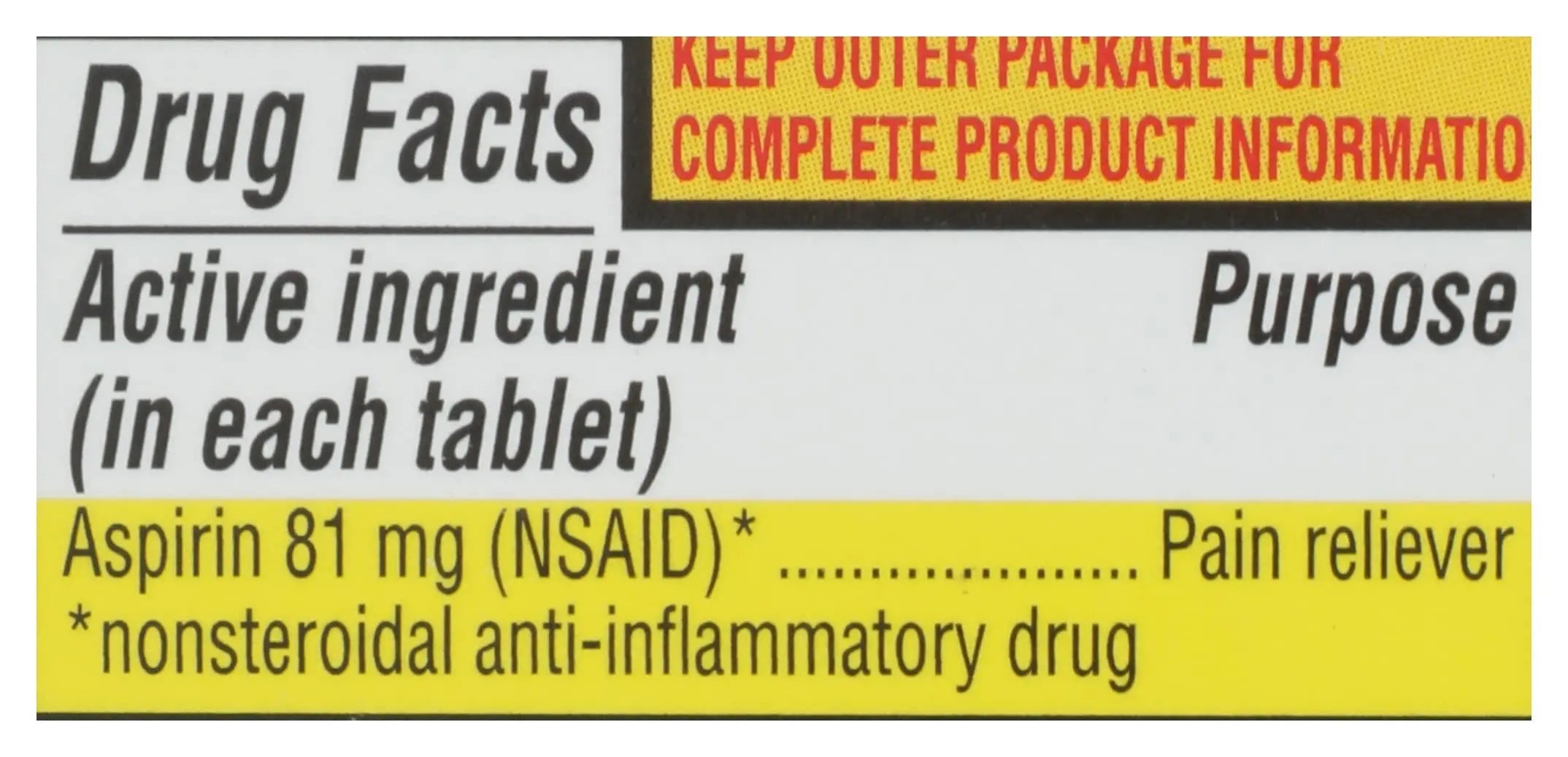 Rite Aid Aspirin Enteric Tablets, 81 mg Aspirin - 120 ct, Low Dose Aspirin | NSAID | Migraine Relief Products | Safety Coated | Enteric Coated Aspirin Regime (Package May Vary) Rite Aid buy supplements canada
