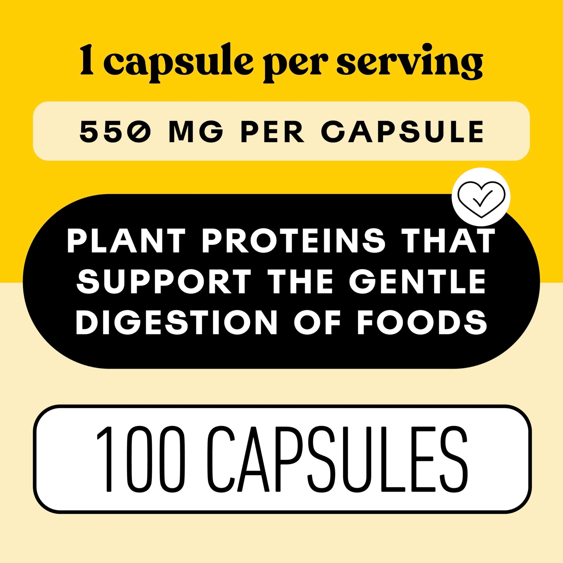 Complete Natural Products Digestive Enzyme Capsules, 550mg, 100ct | Plant-Based Formula Complete Natural Products buy supplements canada