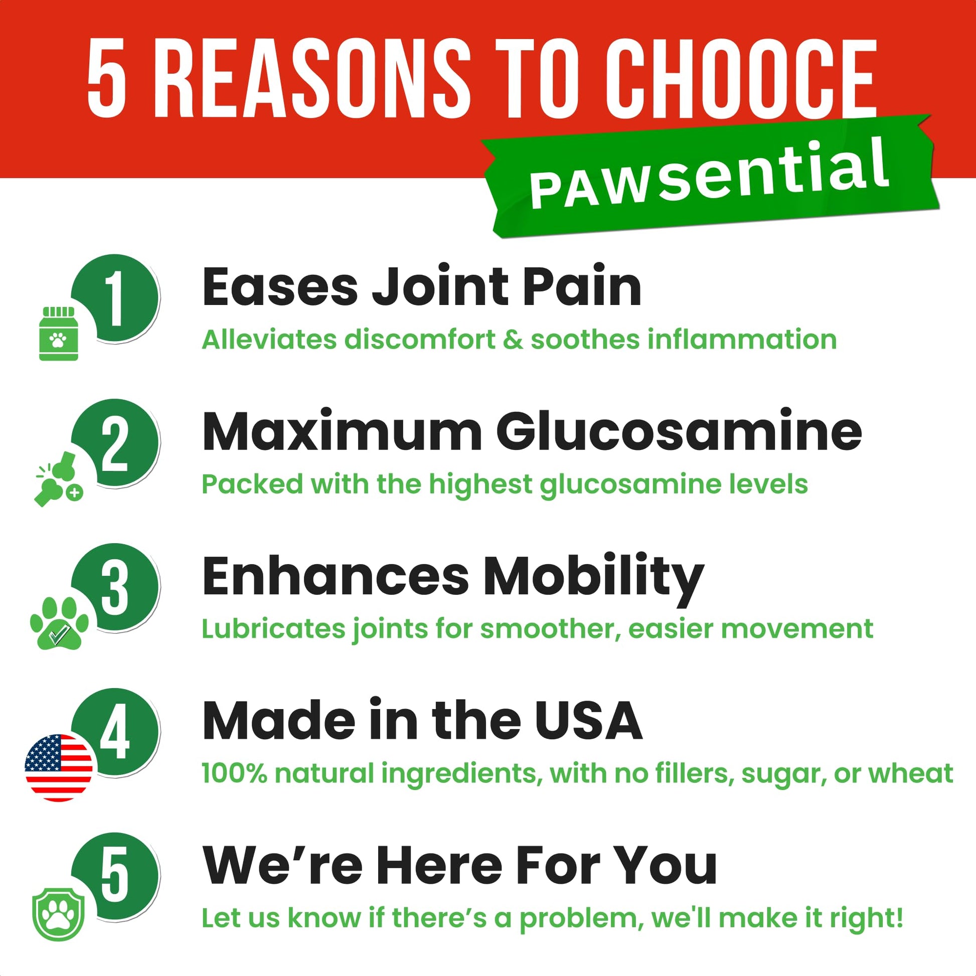 Pawsential Hemp Treats - Dog Joint Supplement - Mobility Support Chews w/Glucosamine Chondroitin, Turmeric, MSM - Hip & Joint Chews - Joint Pain Relief Treats - 120Ct Pawsential buy supplements canada