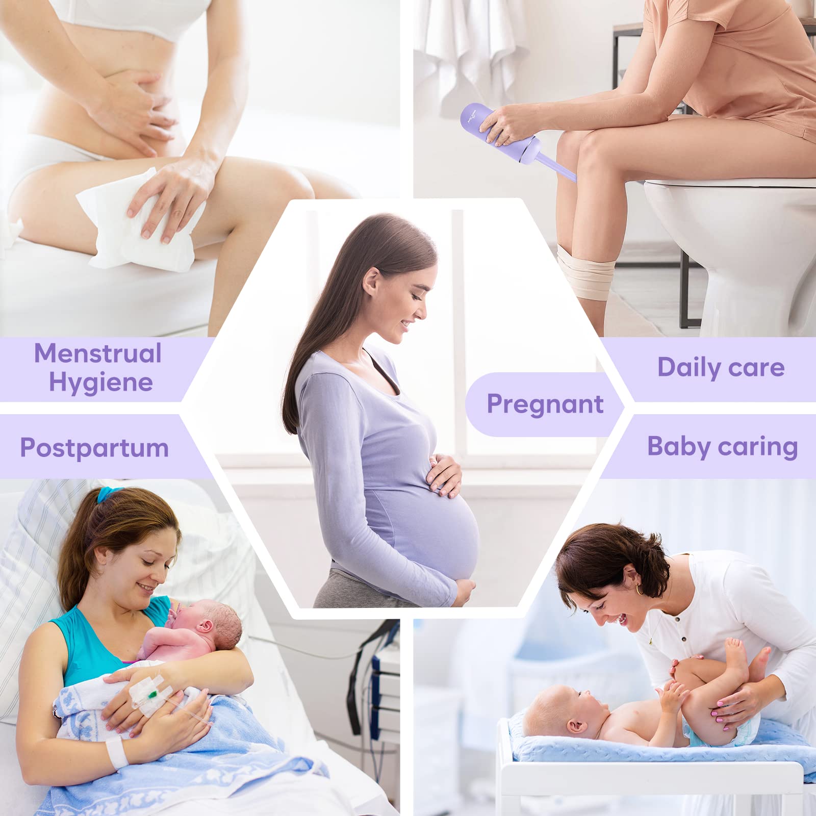 Portable Peri Bottle for Postpartum & Perineal Care: Easy@Home Handheld Bidet Perfect for Personal Easy@Home buy supplements canada