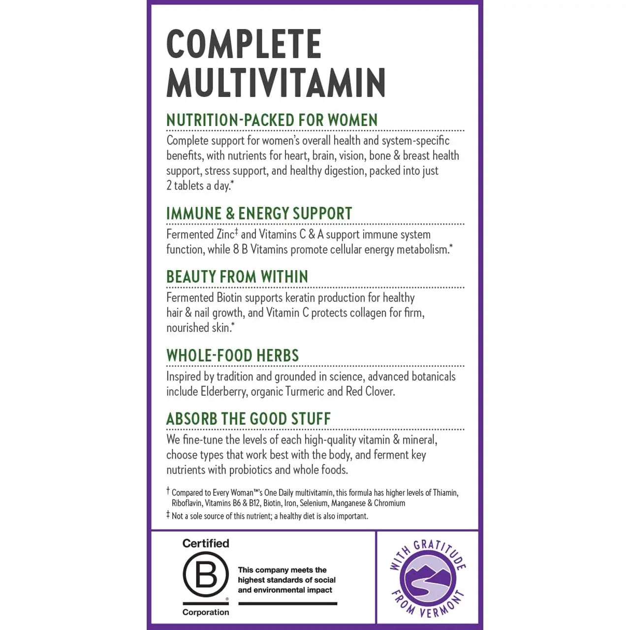 New Chapter Women's Multivitamin Advanced Formula for Stress, Bone, Immune, Beauty & Energy Support, Higher Levels New Chapter buy supplements canada