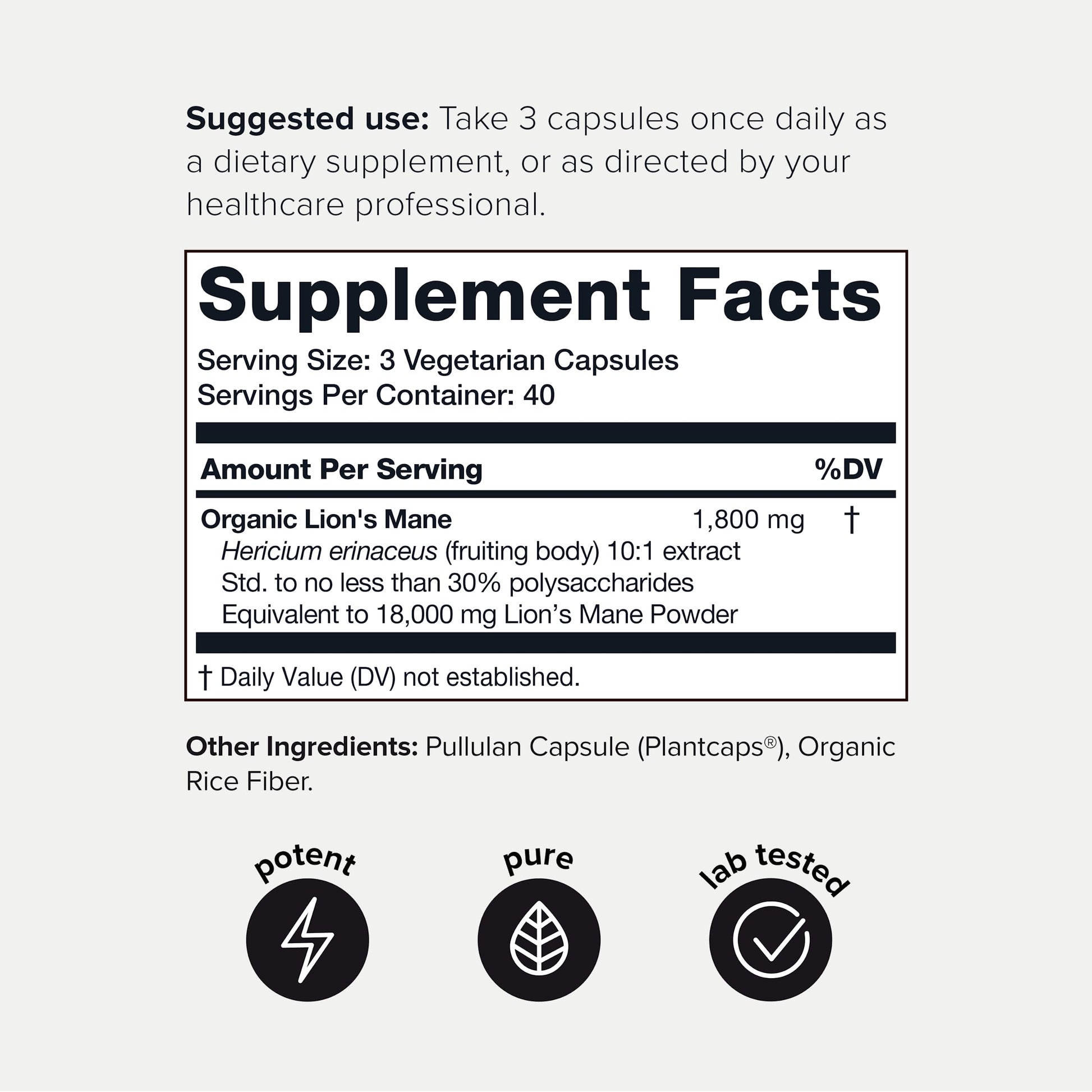 Toniiq 18,000mg 10x Concentrated Ultra High Strength Extract - Made with Organic Lions Toniiq buy supplements canada