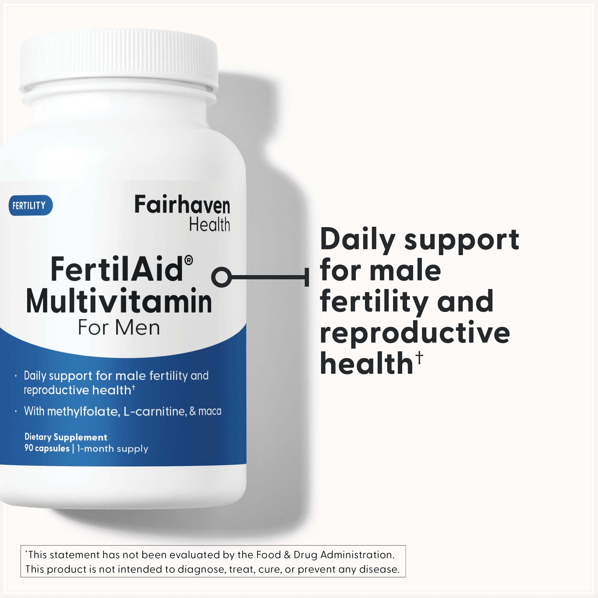 Fairhaven Health FertilAid for Men | Male Fertility Supplement for Count and Motility | Pre-Conception Support with L-Carnitine, CoQ10 Fairhaven Health buy supplements canada