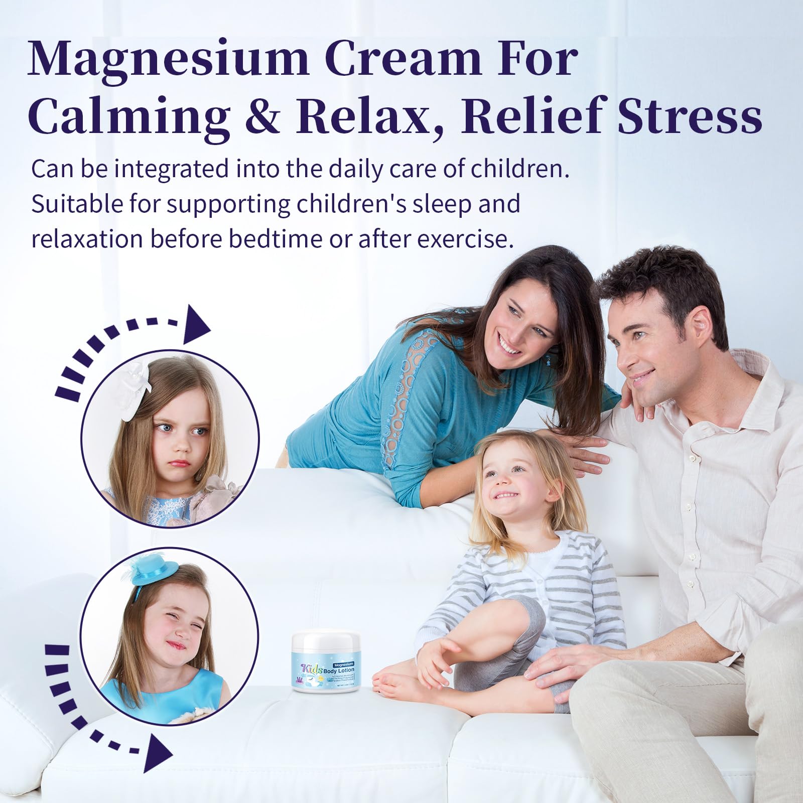 RodPere Magnesium Lotion for Kids & Babies, Bedtime Magnesium Cream for Sleep, Leg Cramps, Lavender Calming Magnesium Oil Lotion for Bone & Muscle Relaxation, Apply to Feet, Legs, Body, 4 OZ. RodPere buy supplements canada