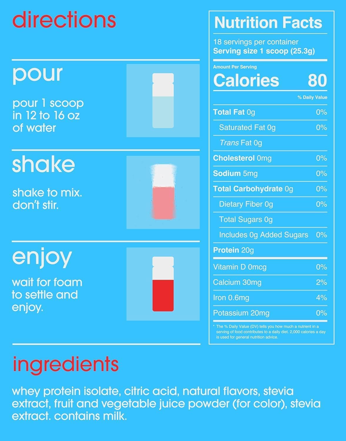 GRAMMS Clear Protein Powder Packets 20G Protein Sample Packets Variety Flavors for Women & Men | Lactose Free, Grass-Fed Whey Isolate, Gluten Free, Zero Sugar, Gut Friendly, Non-Bloating(9 Pack) GRAMMS buy supplements canada