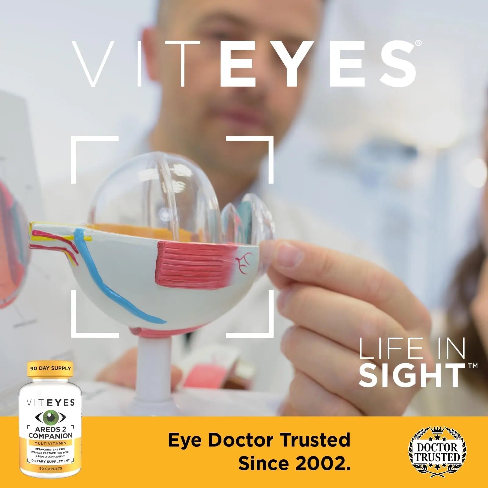 Viteyes Classic AREDS 2 Companion Beta-Carotene Free Multivitamin Supplement, Comprehensive Multivitamin Formula Viteyes buy supplements canada